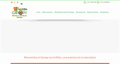 Desktop Screenshot of canopylasardillas.com